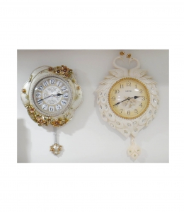 Antique Wall Clock (Rose or Peacock)