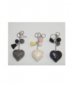 Sparking Key Rings (Heart)